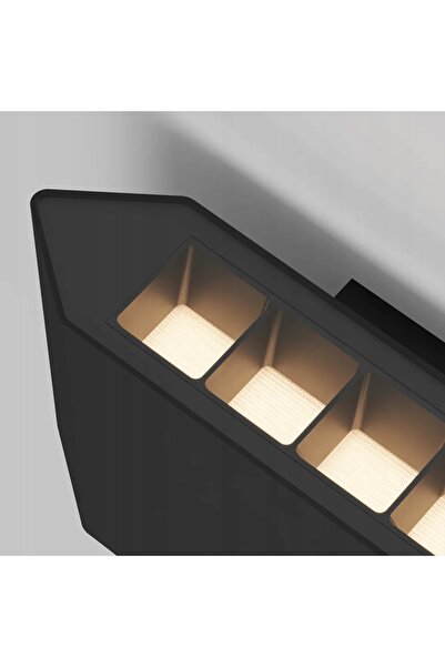 NO BRAND Aplică de perete de exterior LED grafit, cu lumină sus sau jos, 3000...