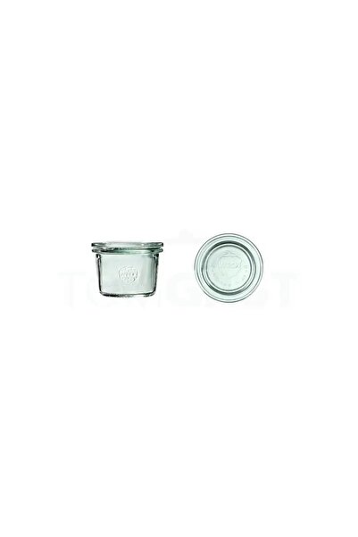 NO BRAND WECK Mini-Sturz Borcan 80 ml cu capac op. 12 bucăți
