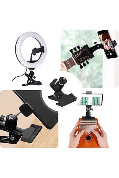 NO BRAND Clema pentru trepied 360 °   CU CAP SFERIC - 2 BUCĂȚI - ADAPTOR DE 1...