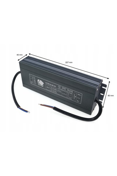 NO BRAND Sursă de alimentare LED 24V 300W 12,5A impermeabilă subțire IP67