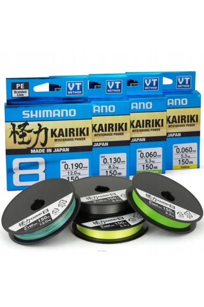 Shimano Plecionka Kairiki 8 0,20mm/150m Verde