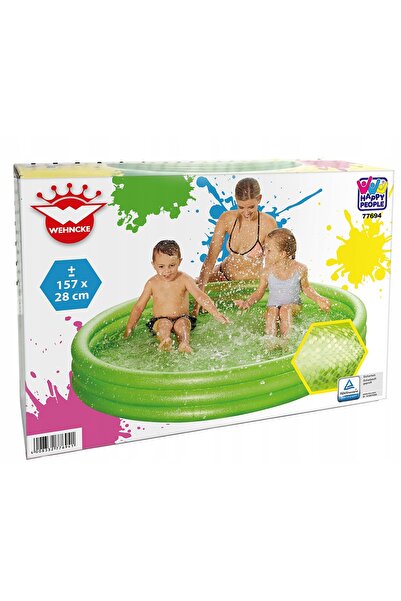 NO BRAND PISCINĂ GONFLABILĂ ROTUNDĂ 157x28 cm STRĂLUCITOARE