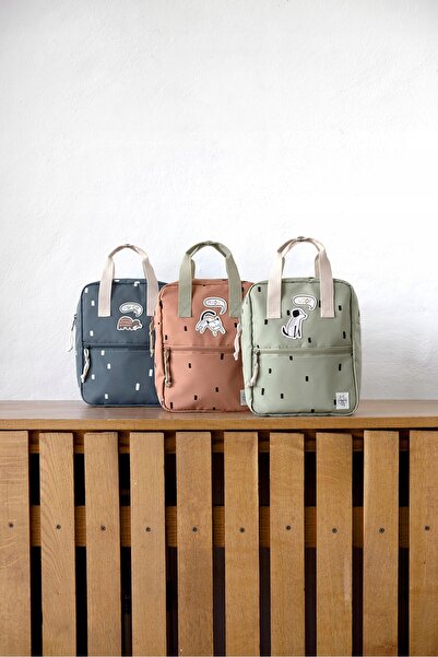 NO BRAND Lassig: Rucsac mini Happy Prints, albastru închis 1203001083