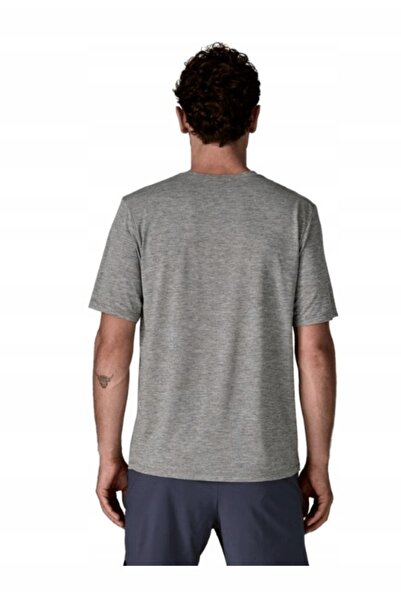 Patagonia Tricou bărbătesc, stil casual, gri, mărimea L