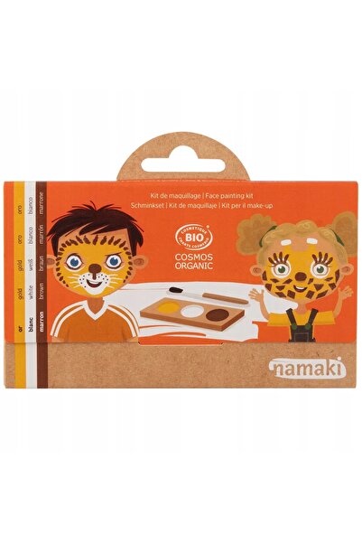 NO BRAND Namaki: set pentru pictura pe față, 3 culori: Leu și Girafă