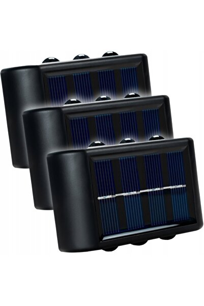 NO BRAND 3x Aplice solare reversibile LED de exterior, pentru toate anotimpurile