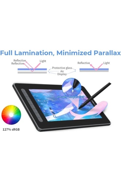 NO BRAND XP-Pen Artist 12 (Gen. 2) 11.9 " FHD 263x148mm 5080 LPI Tabletă graf...