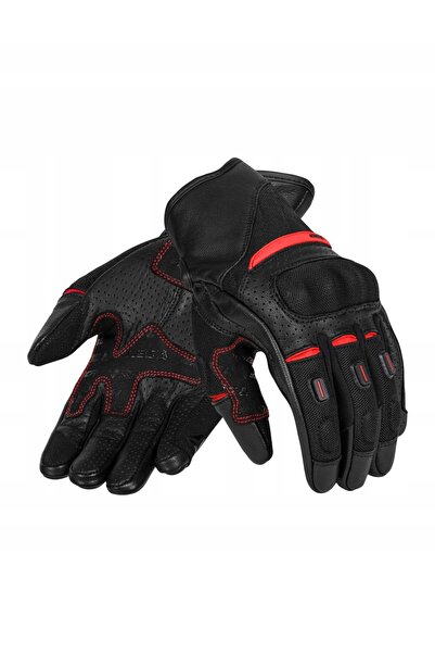 seca MĂNUȘI DE MOTOCICLETĂ AXIS MESH II RED S Cu întărituri X-Grip De vară, s...