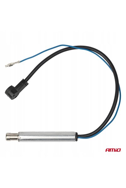 AMIO Amplificator de semnal pentru antenă radio FM auto, Splitter de semnal ISO