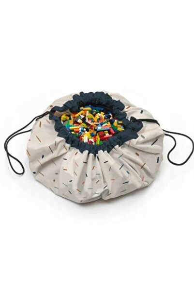 NO BRAND Play&Go NOOMAD Geantă de jucării și Saltea de joacă 2 în 1 Confetti