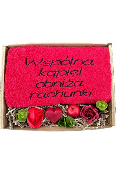 NO BRAND Cadou amuzant de Ziua Îndrăgostiților, prosop brodat gros, broderie ...