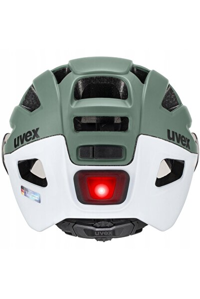 Uvex Casca de bicicletă Finale Visor Green Moss Green-Cloud Mat 56-61 cm