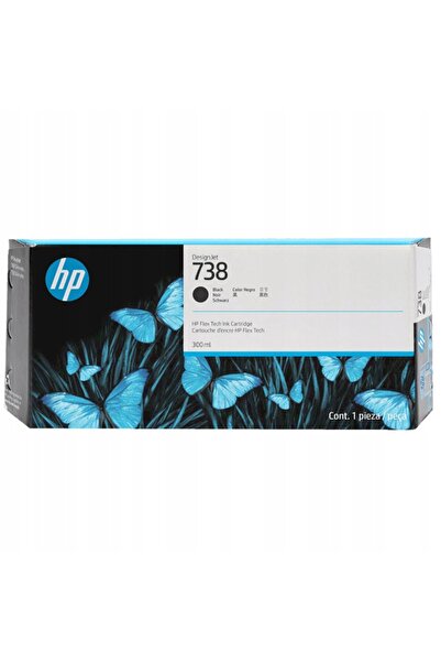 HP Tuș 738 Negru 498N8A 300 ml