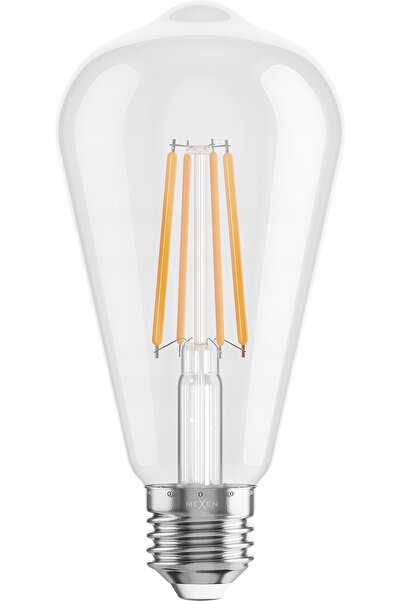 Mexen 10x Bec LED cu filament E27 tip Edison, lumină caldă, 8W=75W, nu pâlpâie