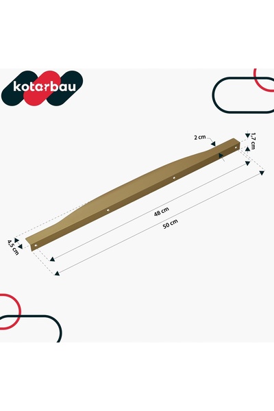NO BRAND Set de 4 mânere de mobilier tip bordură, moderne, din aluminiu, auri...