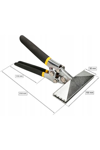 NO BRAND Clește pentru îndoit tablă metalică DEKARSKIE, drept, lat, 150 mm