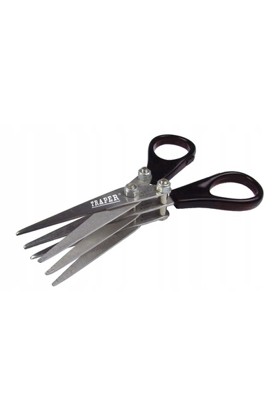 NO BRAND Foarfecă de pescuit pentru tăiat viermi Trapper cu lamă triplă