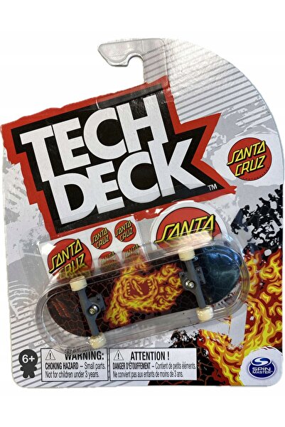 NO BRAND Tech Deck Skateboard Fingerboard Santa Cruz Craniul + Autocolante