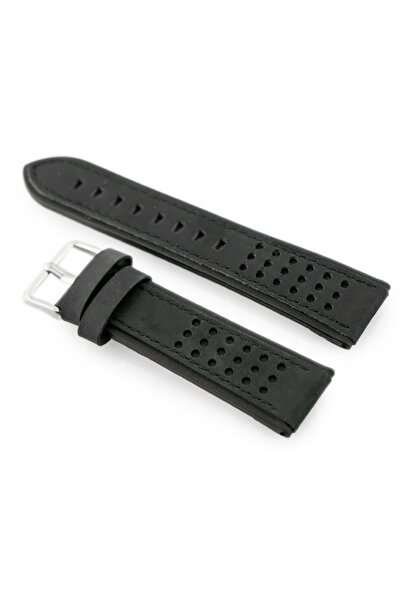 PACIFIC Curea din piele W80-1-S - 20mm - Negru