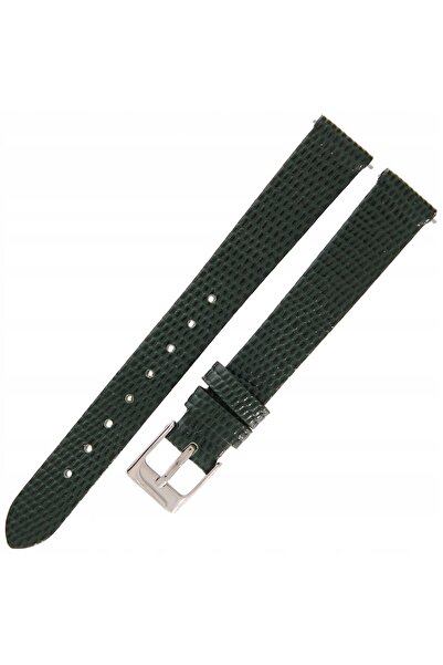 NO BRAND TEKLA JQ8 - 14mm - Iașteie - VERDE - Curea de ceas din piele
