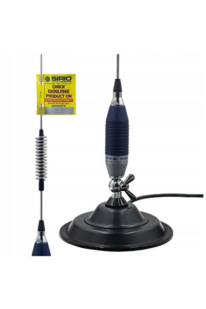 NO BRAND Aatena CB SIRIO SUPER 900MAG 80cm cu bază magnetică 14.5cm