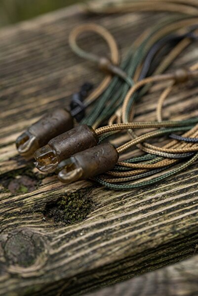 Fox Monturi Leadcore Heli Clip 50lb 75cm pentru pescuit la crap, 3 bucăți