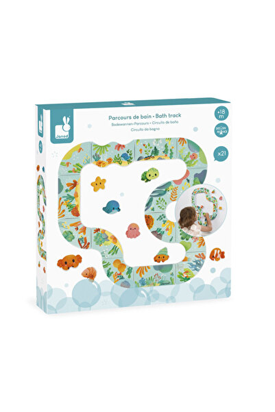 NO BRAND Puzzle din spumă, jucărie plutitoare cu animale pentru baie Janod