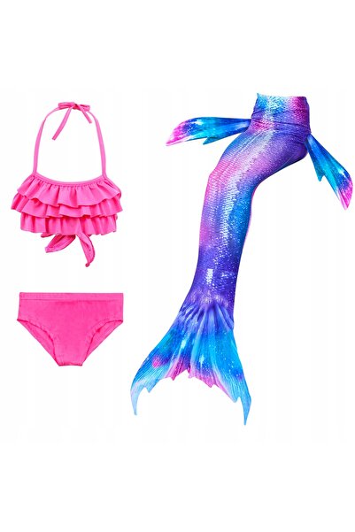 Master Costum de baie sirenă Diana Coadă de sirenă 140 cm Albastru