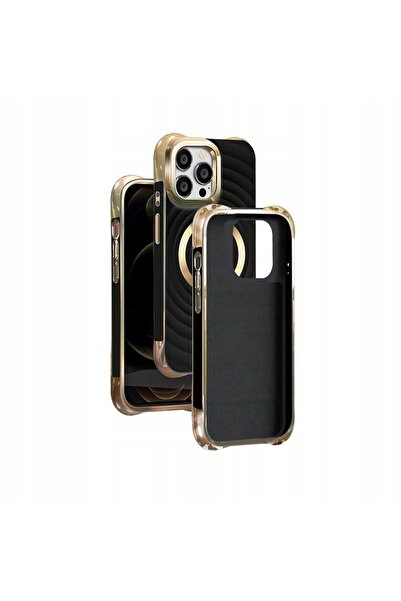 NO BRAND Husă Plecki Circle Glam Mag pentru Samsung Galaxy S24 Plus, negru