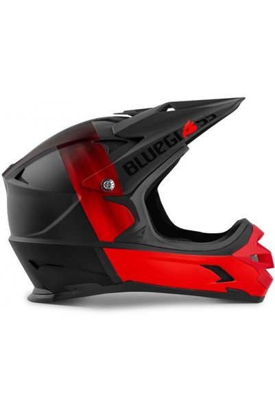 NO BRAND Cască integrală BLUEGRASS INTOX S 54-56cm negru roșu mat