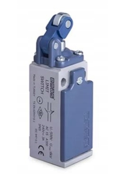 NO BRAND Conector L51, carcasă metalică, 1NC+1NO, cu pârghie cu rolă metalică.