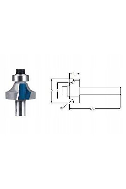 Makita FREZĂ PENTRU CHANELARE SEMICIRCULARĂ, MÂNER DE 6 mm, D-09422 (D-68395 ...