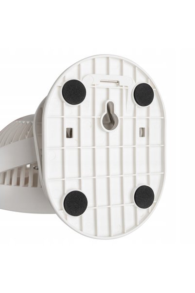 Ruhhy Ventilator wireless alb de birou cu clemă