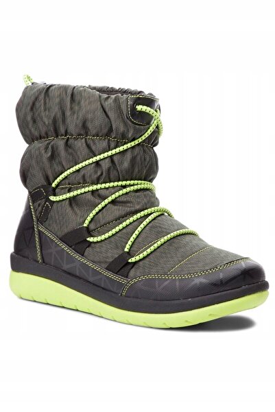 CLARKS Cizme de damă - Cabrini Alp căptușite termic - mărimea 37 - Kaki, verde