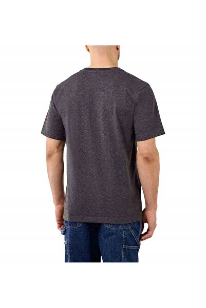 Carhartt Tricou bărbați, gros, cu buzunar, K87 CRH Carbon XS