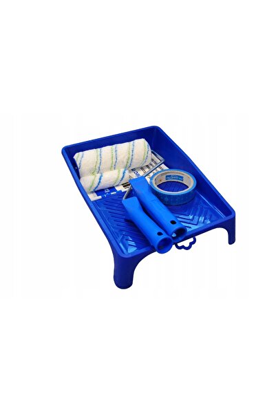 Blue Dolphin Set de vopsit Microfibra 18cm+10cm role, bandă adezivă, tavă