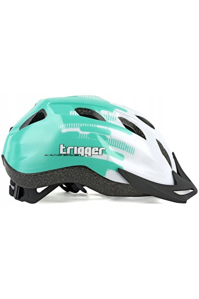 NO BRAND Cască de bicicletă Author Trigger alb-verde -52-56