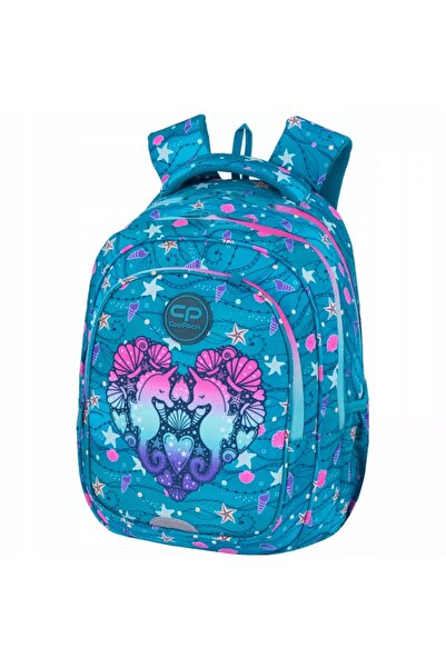 NO BRAND Rucsac școlar pentru fete din clasa I, model CoolPack Fast Seafish, ...