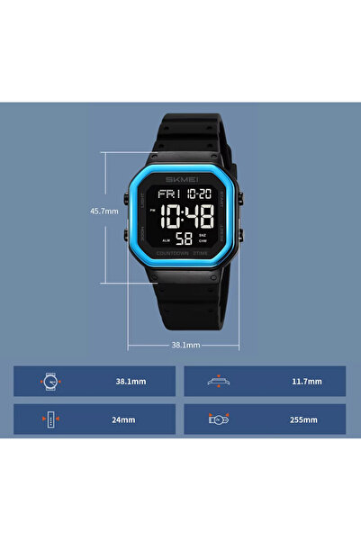 Skmei Ceas de mână pentru femei / / skm.124391d.wm / electronic / cadran pătrat