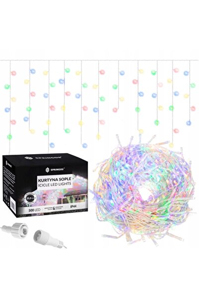 NO BRAND SOPLE 1500 LED-uri Lumini de exterior 67M IP44 Perdea luminoasă mult...