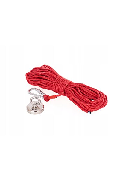 GEKO Magnet de neodim de 170 kg - Kit cu frânghie de 20m și mănuși