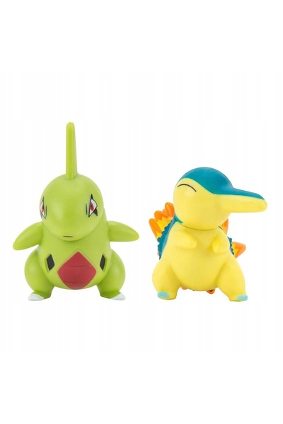 Jazwares Figurină de colecție Pokemon pentru luptă: Larvitar și Cyndaquil 0140