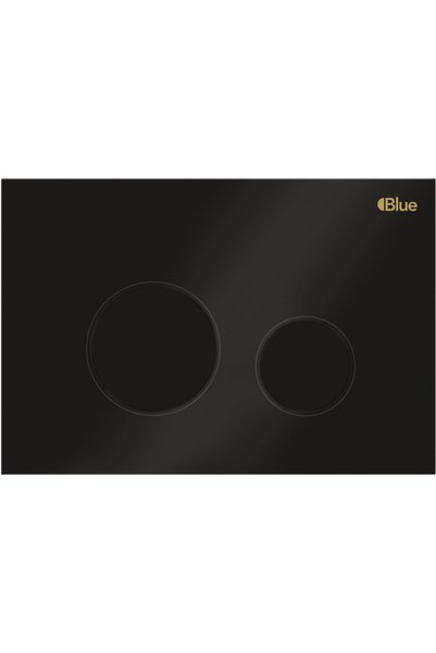 NO BRAND BLUE Buton de spălare pentru toaletă, albastru, model „Rafa”, negru,...