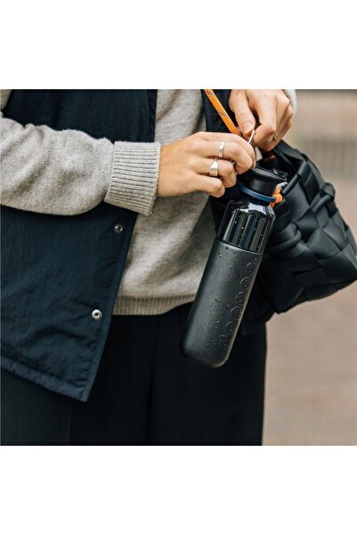 NO BRAND Dopper Termos pentru apă 350 ml - Negru aprins