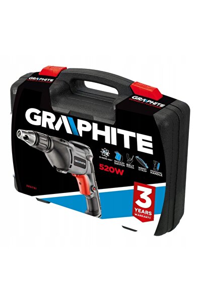 graphite 520W 0-4500RPM Trusă de scule pentru chei și unelte de rețea
