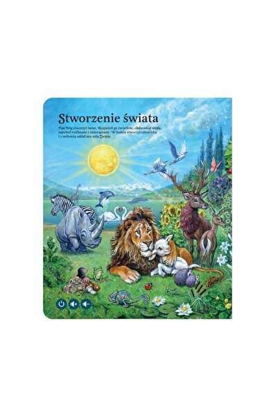 NO BRAND ALBIK CĂRTEA INTERACTIVĂ VORBĂTOARE, BIBLIE EDUCATIVĂ PENTRU COPII D...