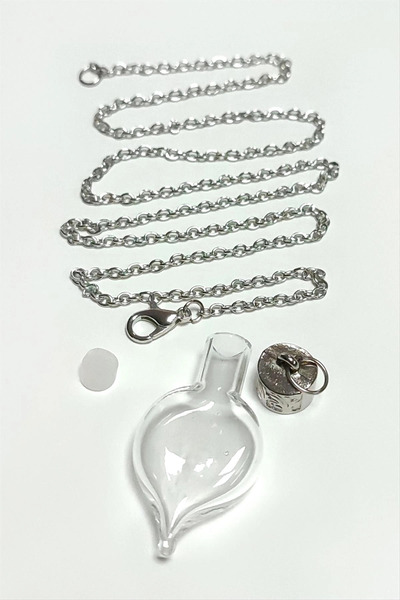 SORA GROUP Empty Bell Jar Live Pendant with Metal Cover