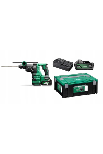 HiKOKI - Hitachi Ciocan rotopercutor fără perii 18V SDS+ 3,2J 2x5Ah HiKOKI DH...