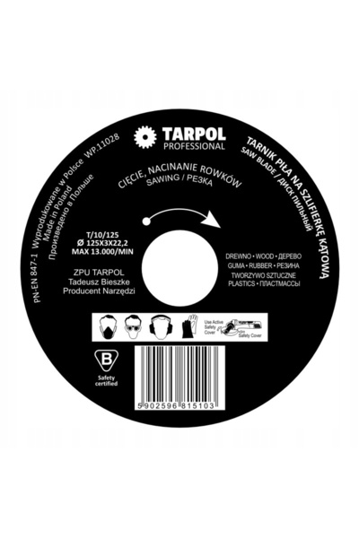 Tarpol T-30 TARNIK Freză pentru lemn 230mm x 22,2mm