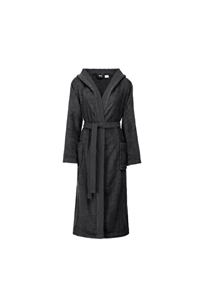 NO BRAND Halat de baie pentru femei din bumbac froté, cu glugă, cald, model L...